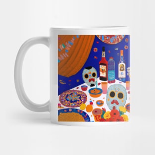 Day of the Dead Digital Art Mug